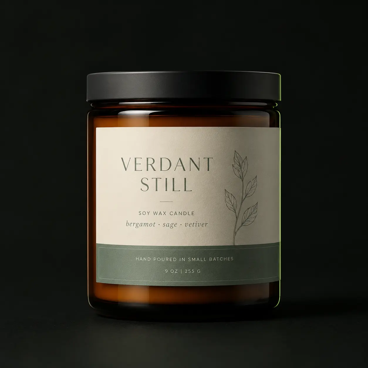 Example of a fresh label concept on a product